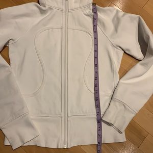 Lululemon White Scuba Hoodie - Size 6